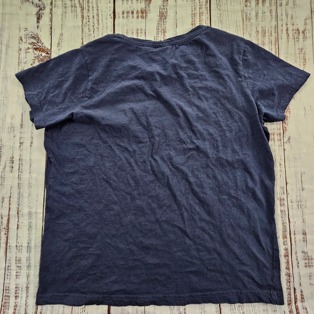 Caribbean Joe Island Supply Tropic Blue Short Sleeve Cotton T-Shirt Women's L - Picture 2 of 7